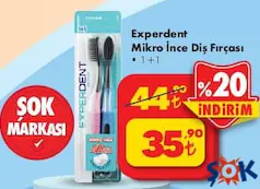 EXPERDENT MİKRO İNCE DİŞ FIRÇASI 1+1